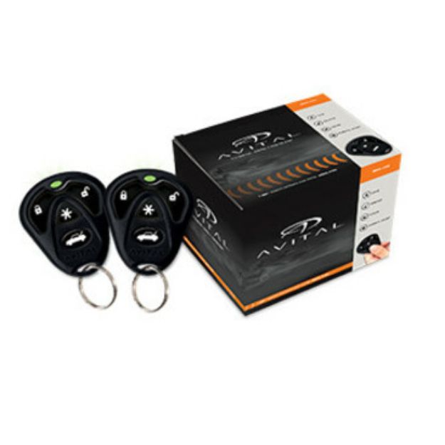 Avital 5105L 1-way security and remote start system with two keyless entry remotes