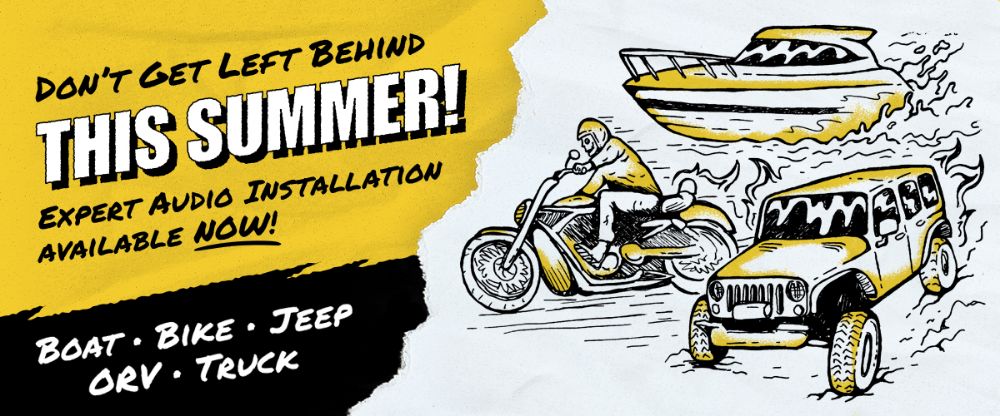 Tuning Up Your Summer Rides: Upgrade Your Boat, Motorcycle, Jeep, ORV, and Truck Sound Systems with Mickey Shorr Mobile Electronics