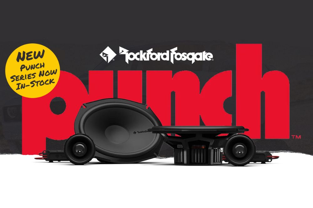 Upgrade Your Ride with ALL NEW Rockford Fosgate PUNCH Speakers