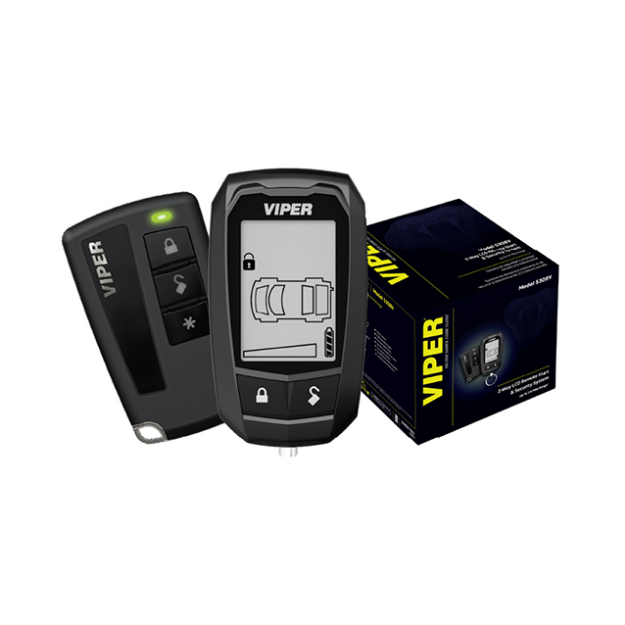 Viper 3308V 2-Way LCD Vehicle Security System with Remotes and Control Module