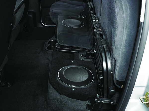 JL Audio Stealthbox under seat